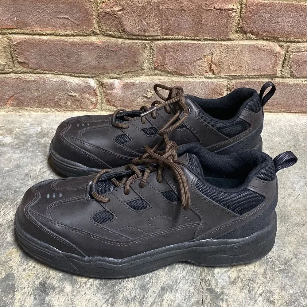 Worx by Red Wing Brown Steel Toe Safety Shoe Size 9WW NEW